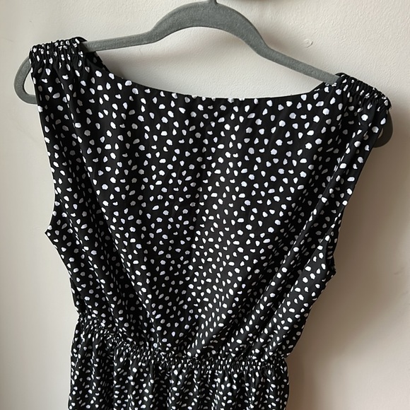 Catherine Malandrino black and white sleeveless dress with pockets size XL - Picture 6 of 9